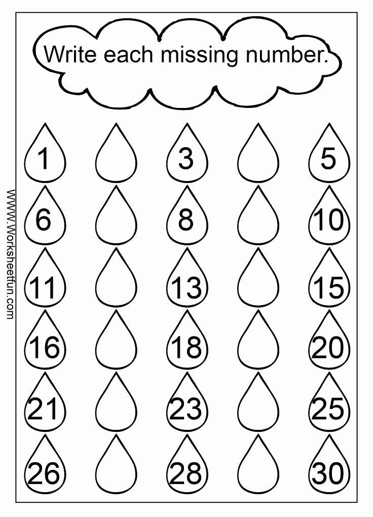 Missing Number Worksheet for Kindergarten Math Missing Number Worksheets – atrevetehoy