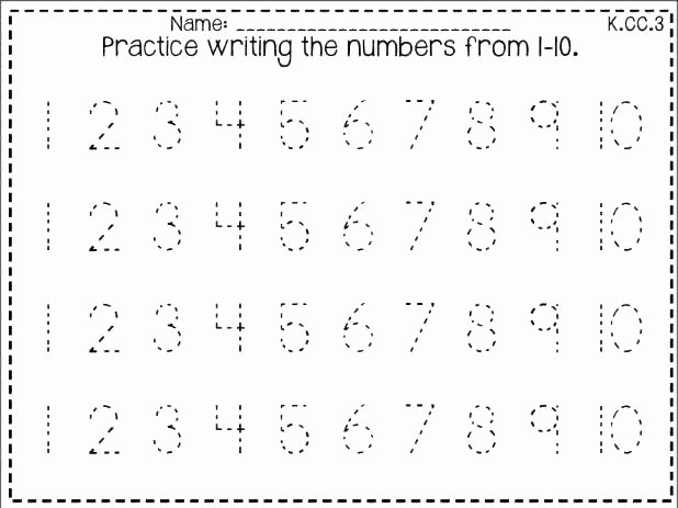 Missing Number Worksheets 1 20 Preschool Number Tracing Worksheets 1 20