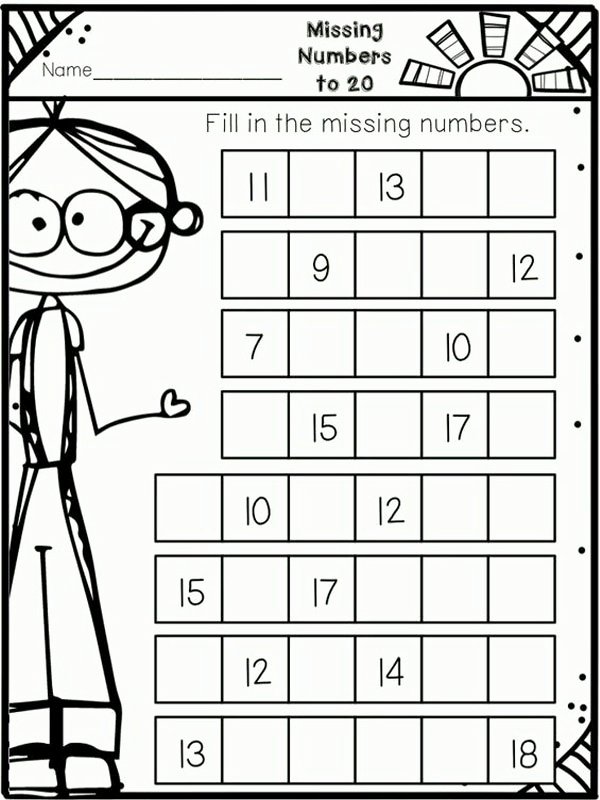 Missing Number Worksheets 2nd Grade Beautiful Free Printable before and after Number Worksheets 1st Grade