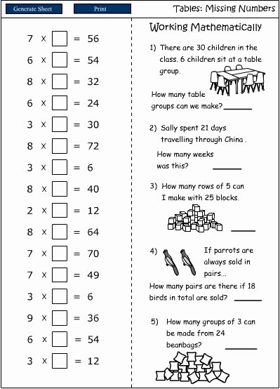 Missing Numbers Addition Worksheets Luxury Missing Numbers Working Backwards to Fill In the Gaps