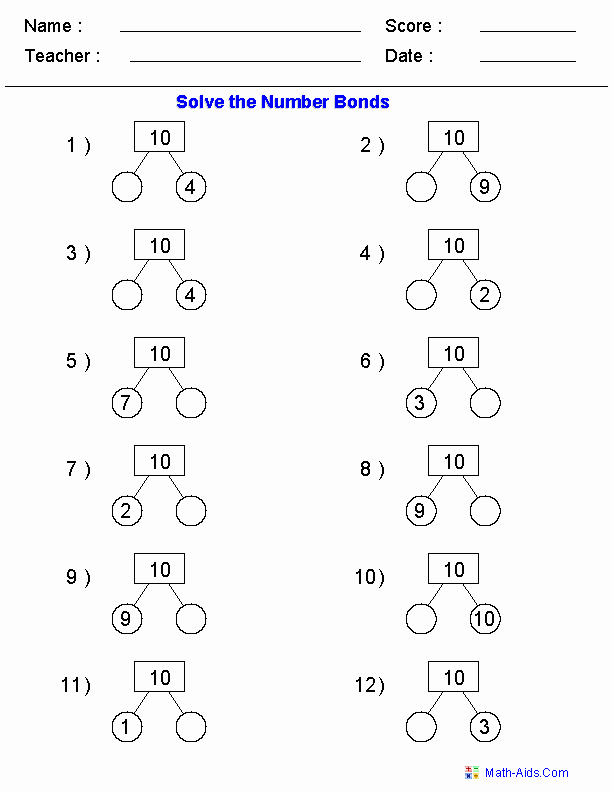 Missing Numbers Addition Worksheets Luxury Pin On Math