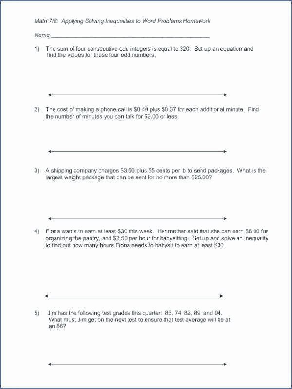 Missing Numbers In Equations Worksheet Equivalent Equations Worksheets
