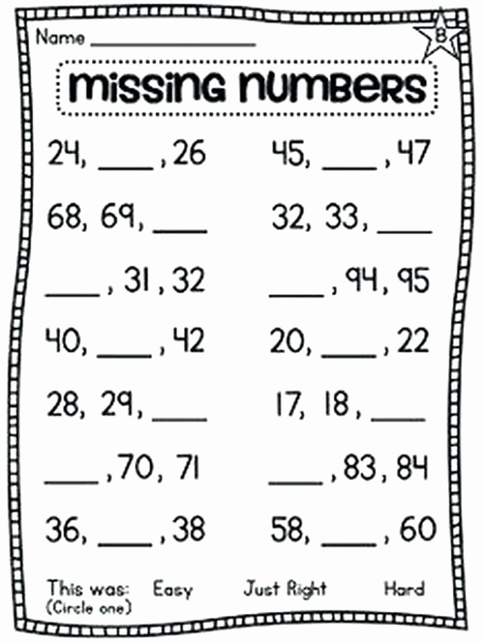 Missing Numbers In Equations Worksheet Find the Missing Number Worksheet – Anumaquinaria