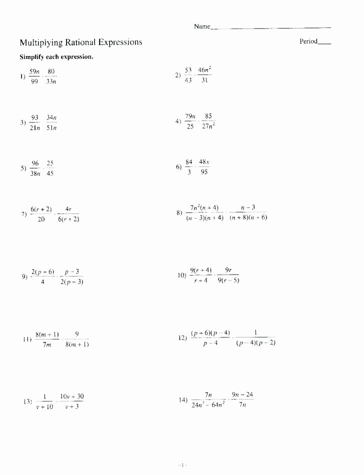 Missing Numbers In Equations Worksheets Unique Linear Algebra Worksheets