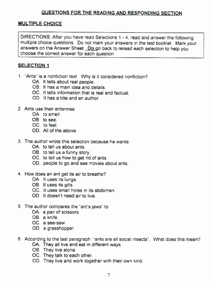 Multi Step Directions Worksheets Best Of Explorer Read and Respond Worksheets Grade 4