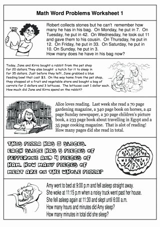 Multi Step Word Problems Worksheets 028 Free Math Word Problems Printable Ged Worksheets 7th