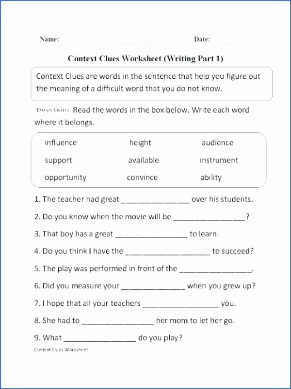 Multiple Meaning Words Worksheet Multiple Meaning Words Worksheets 4th Grade