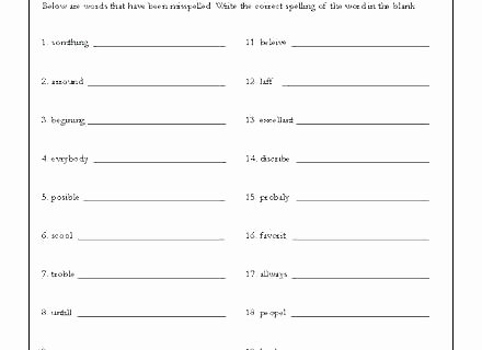 Multiple Meaning Words Worksheet Spelling Worksheets for Grade 7