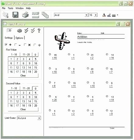 Multiplication Facts Worksheet Generator Free Generate Math Worksheets Make Math Worksheets Kindergarten
