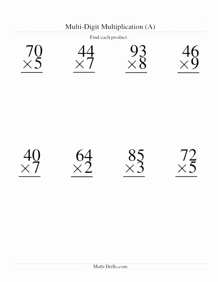 Multiplication Mad Minute Pdf 2 by Multiplication Worksheets Grade 3 Math Pdf 4th 4