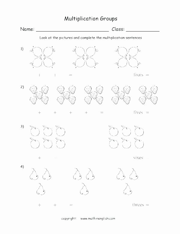 Multiplication Repeated Addition Worksheets Repeated Addition Worksheets and Multiplication Word