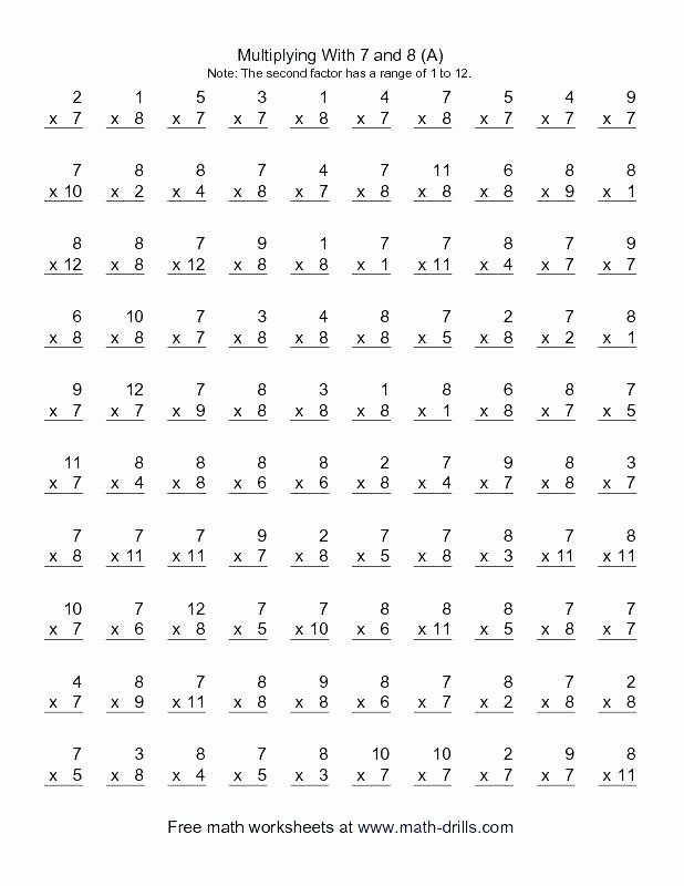 Multiplication Worksheets 0 12 Printable Multiplication Quiz 0 12 – Vishalcargopackersmover