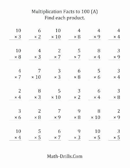 Multiplication Worksheets Grade 4 Pdf Fourth Grade Math Free for Printable to and Other Subjects