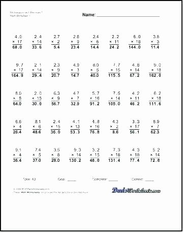 Multiplying and Dividing Fractions Kuta Decimal Multiplication Worksheets Multiplying and Dividing