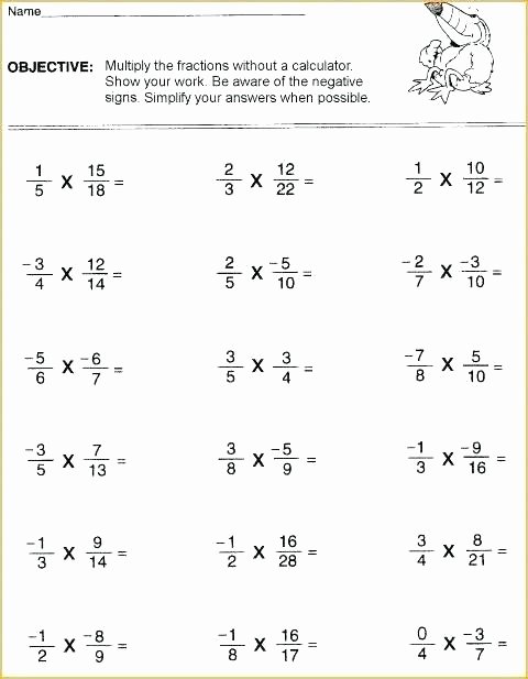 Multiplying Fractions Worksheet 6th Grade 6th Grade Fractions Worksheets