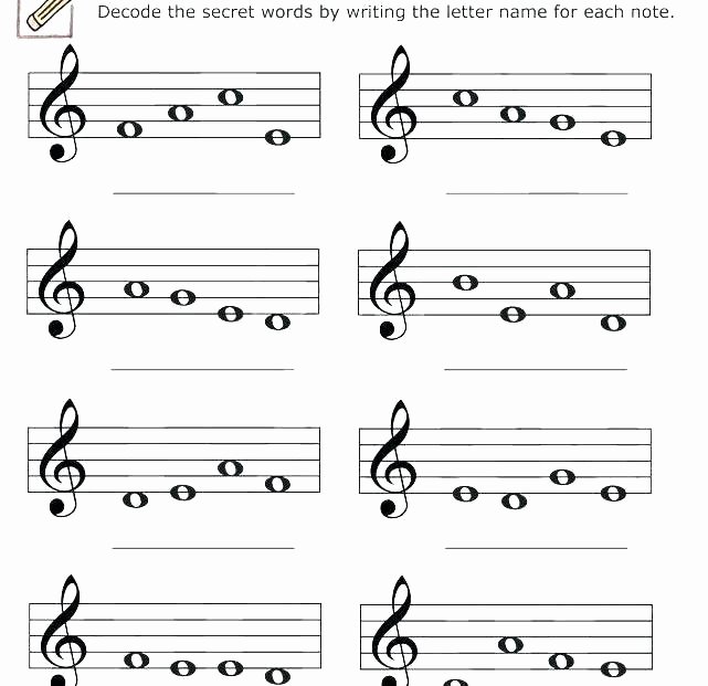 Music theory Worksheet for Kids Grade 2 Music theory Worksheets