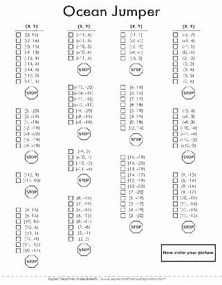 Mystery Graph Pictures Printable Free Extension ordered Pairs Worksheet Grade Coordinate Plane