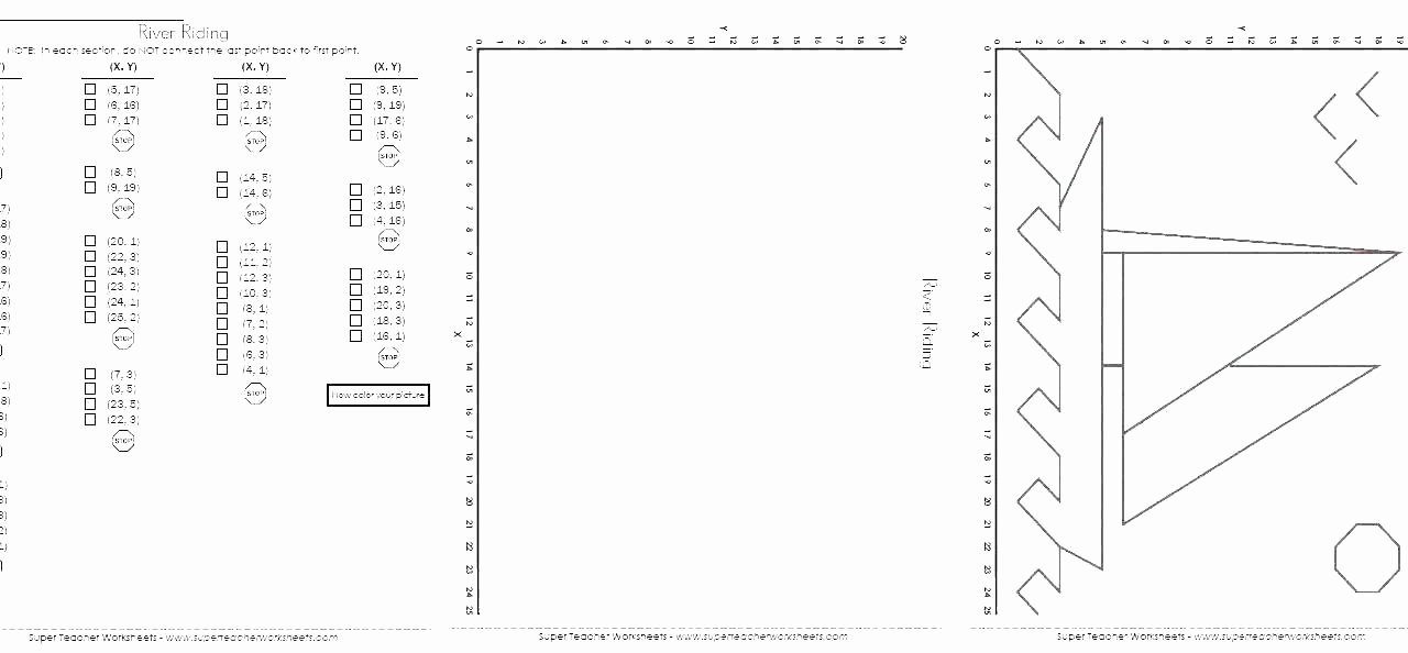 Mystery Graph Pictures Printable Free Mystery Graph Worksheets