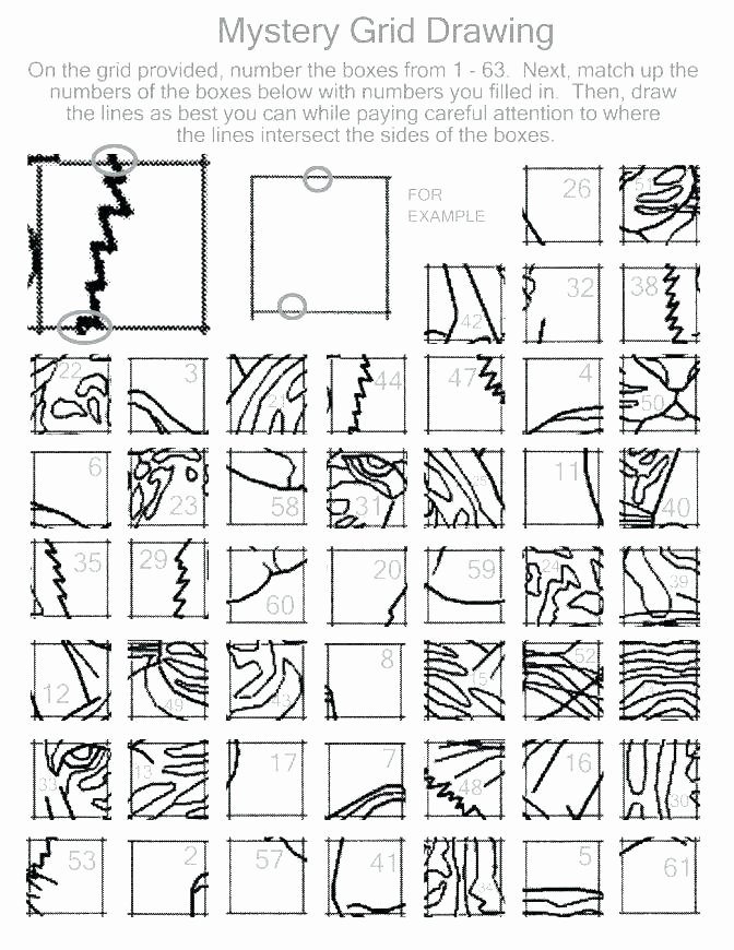 Mystery Grid Pictures Lovely Mystery Grid Drawing Worksheets at Paintingvalley