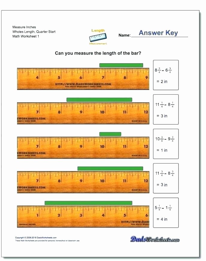 Nonstandard Measurement Worksheets Measurement Worksheets Grade 2