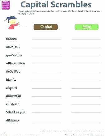 Northeast States and Capitals Worksheet Free States and Capitals Worksheets
