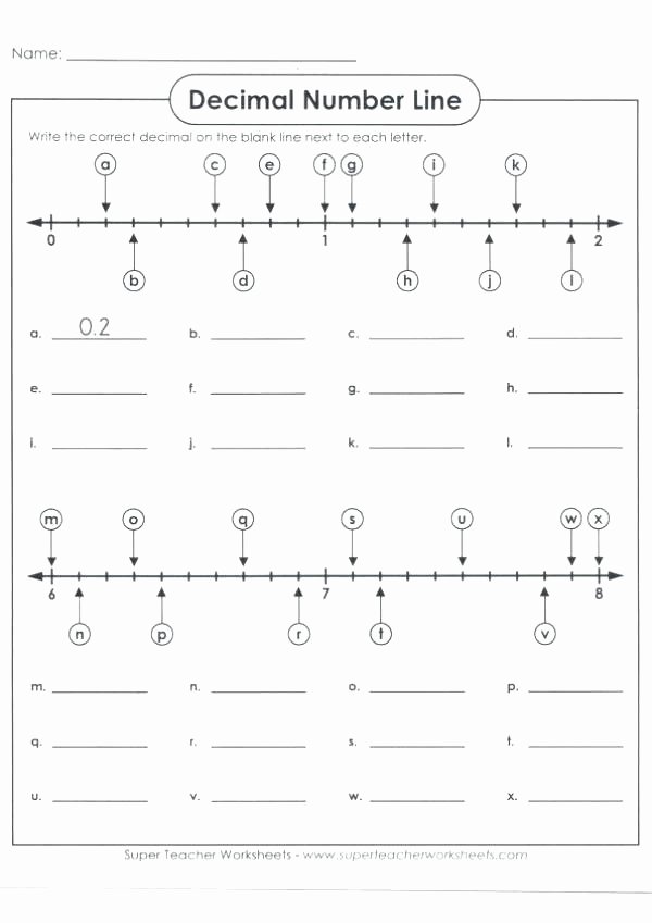 Number Lines Worksheets 3rd Grade Number Line Worksheets – Openlayers