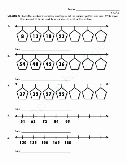 Number Pattern Worksheets 5th Grade Grade Geometry Math Worksheets Polygons Fifth Making