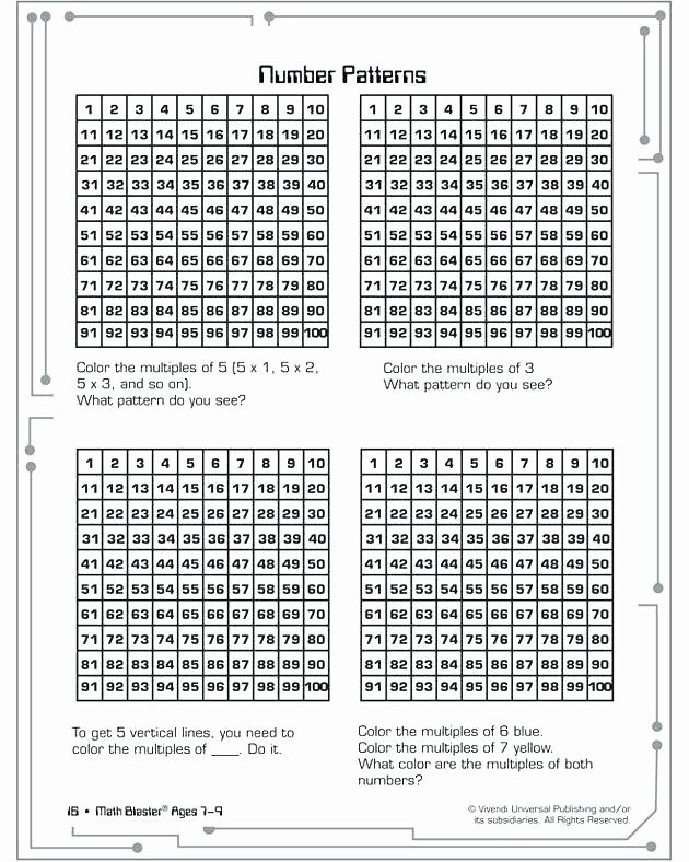 Number Pattern Worksheets 5th Grade Multiplication Patterns Worksheets Grade 4 Download them and