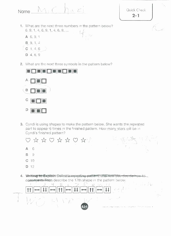 Number Patterns Worksheets Grade 6 Math Number Patterns Worksheets – Primalvape
