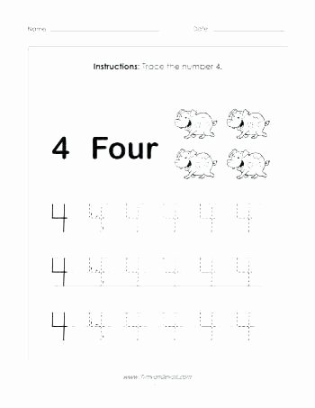 Number Tracing Worksheet 1 10 1 10 Tracing Worksheets
