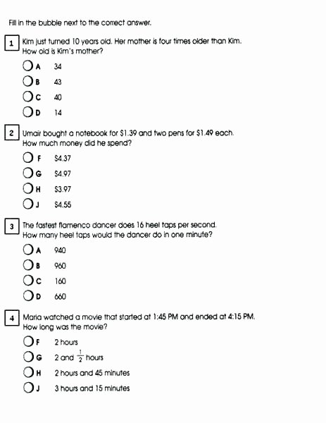Nwea Math Practice Worksheets Pearson Education Math Practice Worksheets