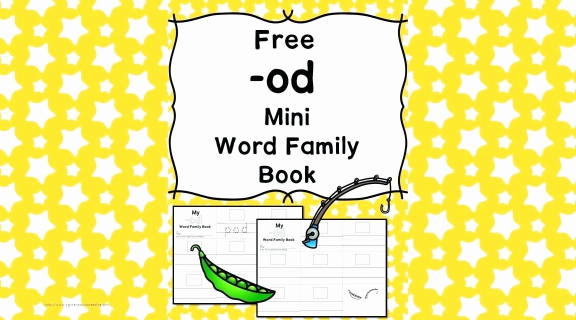 Ob Word Family Worksheets Best Word Family Families Worksheets for