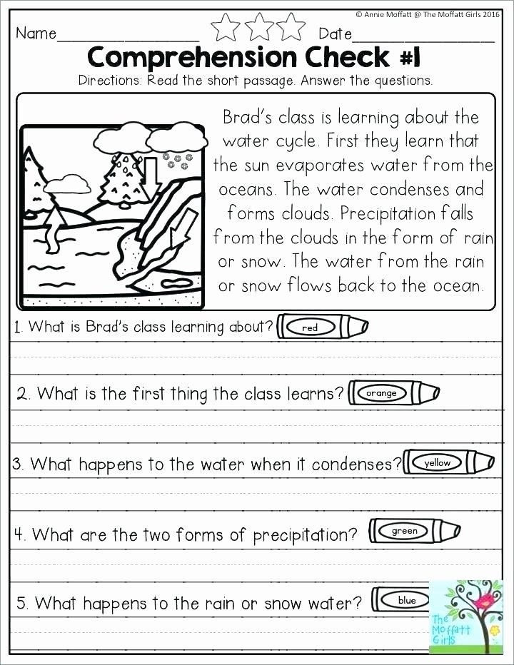 Ocean Worksheets for 2nd Grade Whales Reading Prehension Worksheets