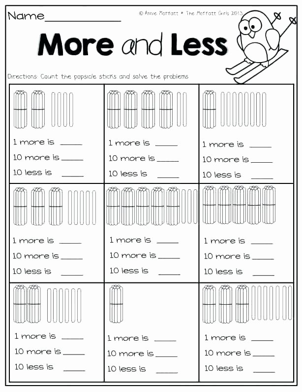 One Less Worksheet 12th Grade Math Worksheets