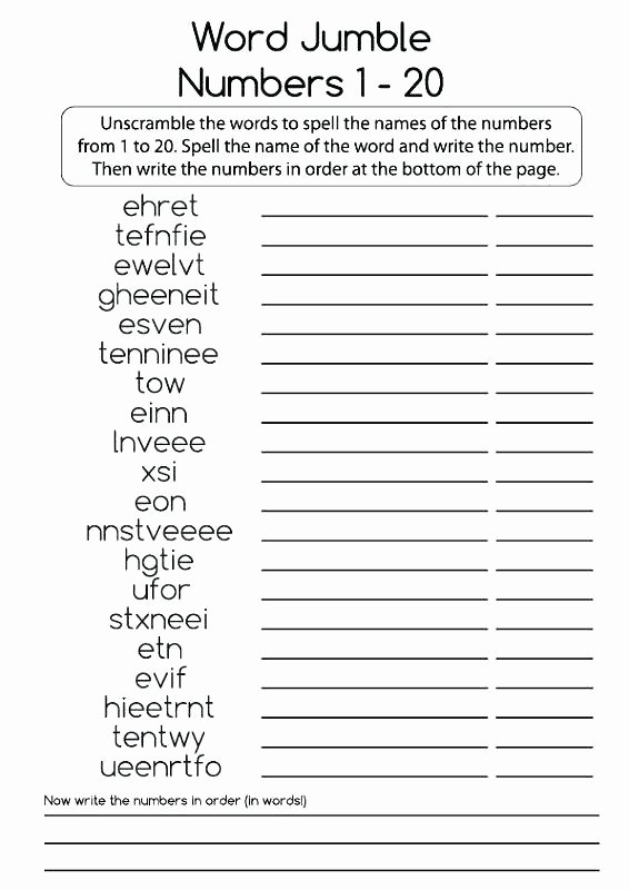 Opposites Preschool Worksheets Number Words Worksheets for Kindergarten