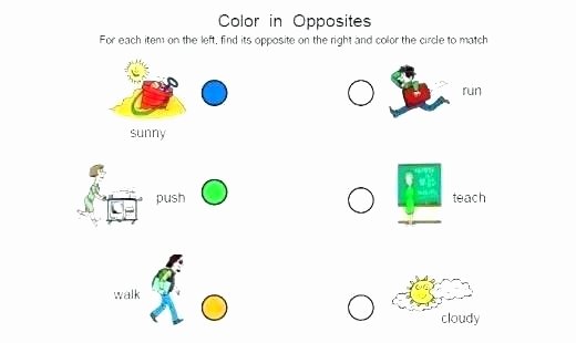 Opposites Worksheet for Kindergarten Opposites Worksheet Antonyms Worksheets Printable Activities