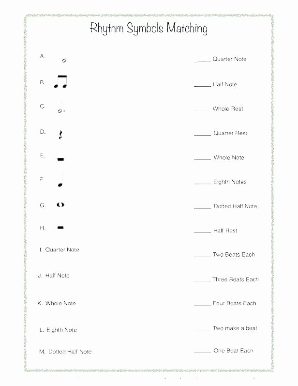 Opus Music Worksheets Answers Grade Music Worksheets theory Free for Kids Work Cursive
