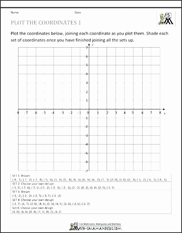 Ordered Pairs Worksheet 5th Grade 6th Grade Math Coordinate Plane Worksheets Geography Map