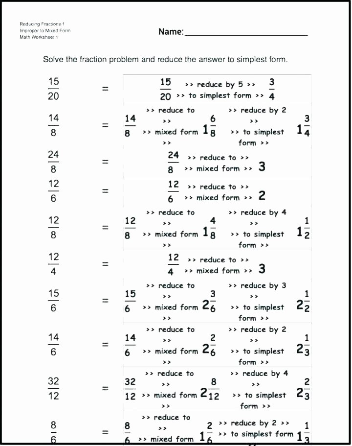 Ordering Fractions Worksheet 4th Grade Fractions Worksheets Adding Mixed Free Fraction ordering