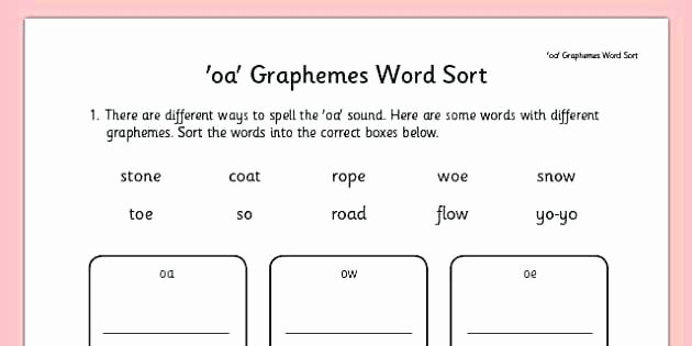 Ou Ow Worksheets 3rd Grade Diphthongs Worksheets Activities 3rd Grade Oi Diphthong