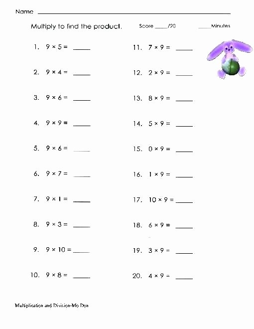 Partial Quotients Worksheet Beautiful Math Worksheets for Grade 3 Third Division whole Numbers