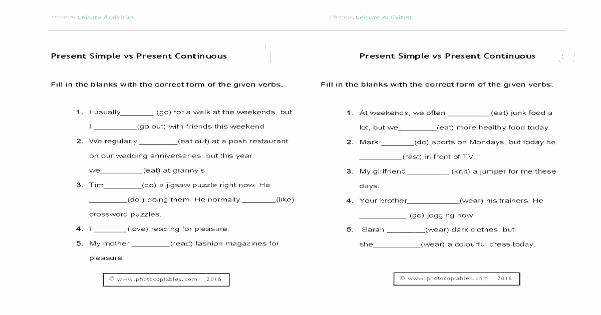 Past Present Future Worksheets Correct form Of Verb Worksheets