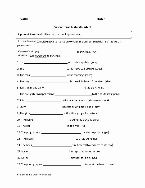 Past Present Future Worksheets Verb Conjugation Worksheets Verb Tenses Review 1 2 Mixed