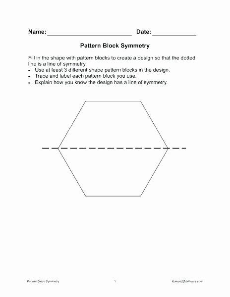 Pattern Block Fraction Worksheets the Pattern Block Worksheets Kindergarten Worksheet