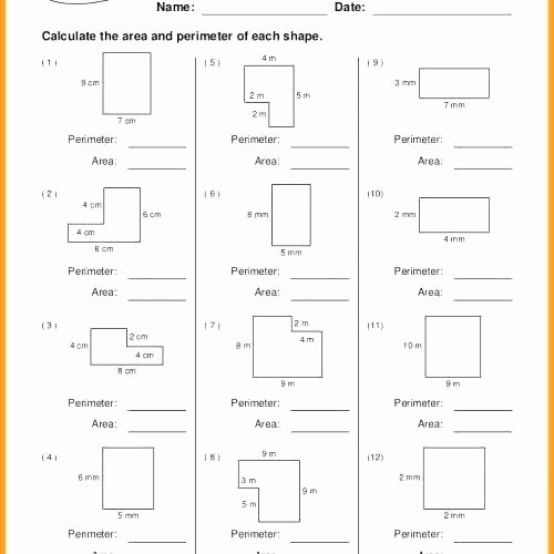 Perimeter Worksheet 3rd Grade Perimeter Worksheets Elementary Archives Save Free area and