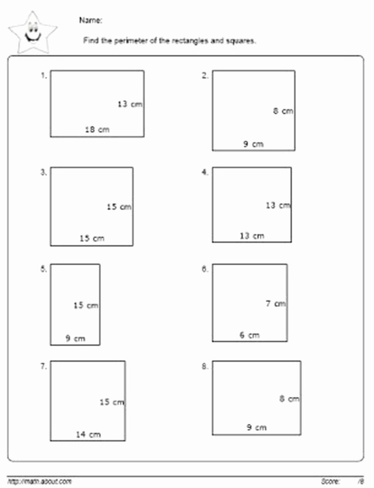 3rd grade math area and perimeter worksheets elegant perimeter worksheets geometry classwork