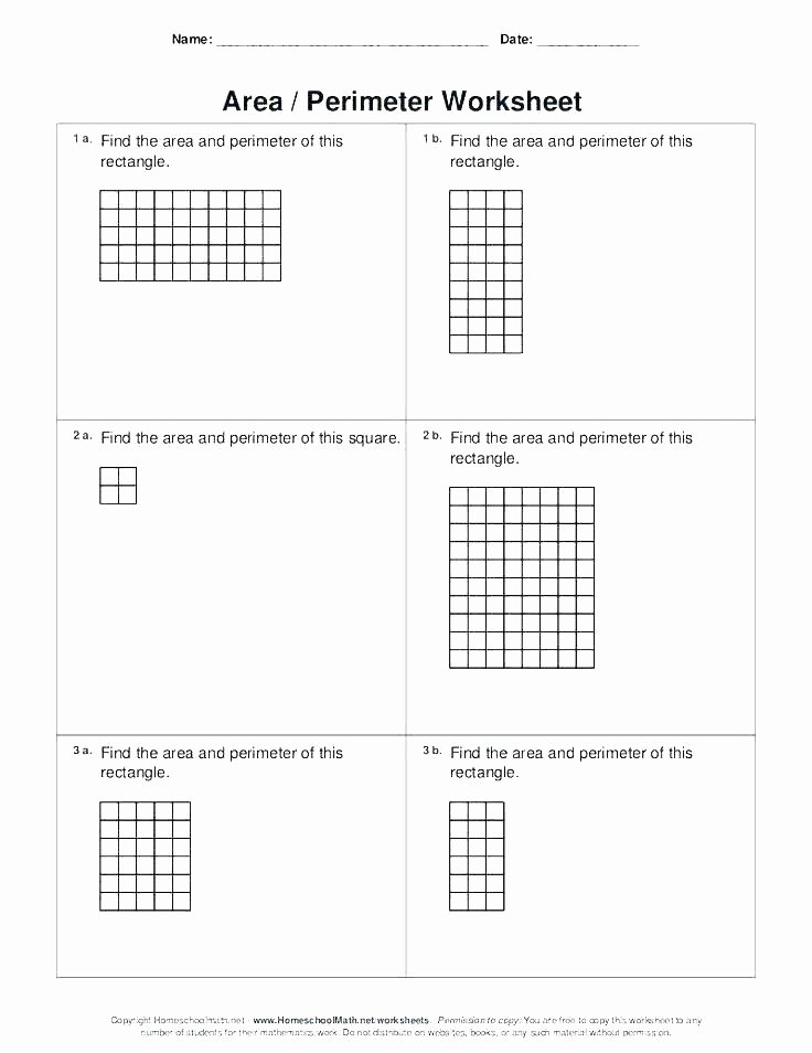 Perimeter Worksheet for 3rd Grade Math Worksheets for Grade 4 Perimeter and area – Akasharyans