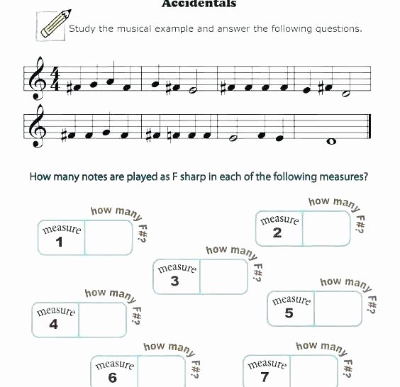 Piano Worksheets for Beginners Beginner Music Worksheets