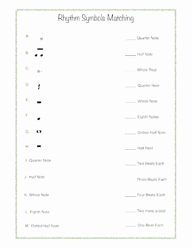 Piano Worksheets for Kids Music Worksheets Music Worksheets for Kindergarten Math