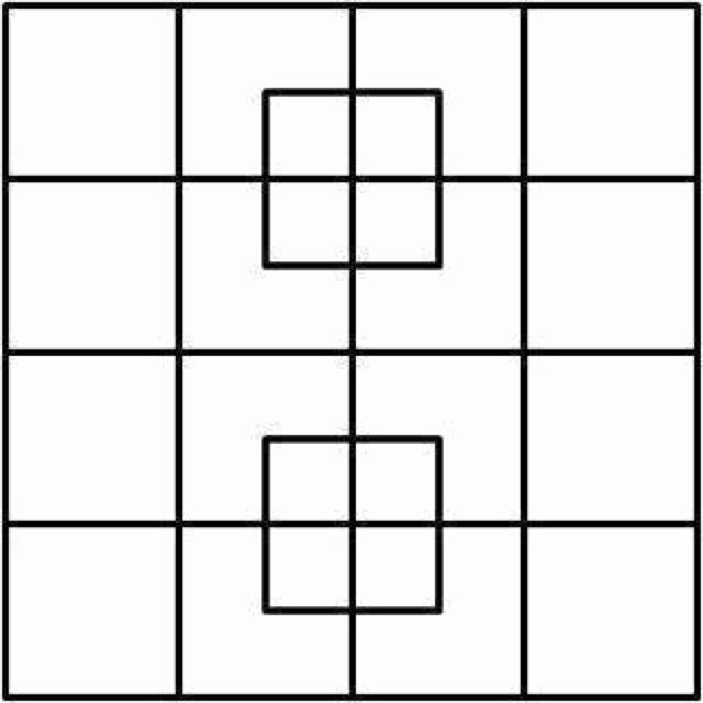 Pictogram Puzzles Printable I See 40 Squares How Many Do You See